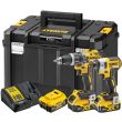 Аккумуляторный набор DEWALT DCK266P3T, 18 В: дрель-шуруповерт DCD796 + шуруповерт DCF887, с 3 АКБ 5 Ач и ЗУ, в кейсе TSTAK