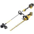 Аккумуляторный набор садовой техники DEWALT, 54 В: кусторез DCMHT573 + триммер DCM571, с АКБ 3 Ач и ЗУ