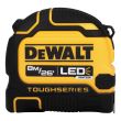 Рулетка DEWALT TOUGHSERIES DWHT35268, с подсветкой, 8 м (DWHT35268)