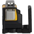 Аккумуляторный лазерный нивелир DEWALT DCE0811D1R, 12 В, красный луч, 20 м, с АКБ 2 Ач и ЗУ, в кейсе TSTAK (DCE0811D1R-QW)