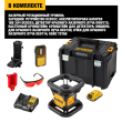 Самовыравнивающийся ротационный КРАСНЫЙ лазерный уровень DEWALT DCE074D1R, для вертикального и горизонтального применения