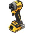 Аккумуляторный шуруповерт DEWALT DCF850D2T, 18 В, 206 Нм, 3800 уд/мин, с 2 АКБ 2 Ач и ЗУ, в кейсе TSTAK (DCF850D2T-QW)