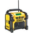 Аккумуляторный радиоприемник DEWALT DCR020, 12/18 В, с возможностью работы от сети, 10 Вт, без АКБ и ЗУ (DCR020-XJ)
