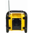 Аккумуляторный радиоприемник DEWALT DCR020, 12/18 В, с возможностью работы от сети, 10 Вт, без АКБ и ЗУ (DCR020-XJ)