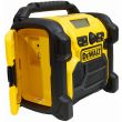 Аккумуляторный радиоприемник DEWALT DCR020, 12/18 В, с возможностью работы от сети, 10 Вт, без АКБ и ЗУ (DCR020-XJ)