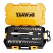 Набор торцевых головок DEWALT DWMT45034-0, 1/4-3/8", 4-22 мм, 34 шт., в кейсе