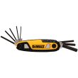 Набор дюймовых шестигранных ключей DEWALT DWHT70262M, 3/32"-1/4", 8 шт.