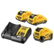 Аккумуляторный набор DEWALT DCK611P1D2, 12 В: дрель + шуруповерт + перфоратор + пила + реноватор + фонарь, с 3 АКБ и ЗУ, в сумке