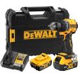 Аккумуляторная дрель-шуруповерт DEWALT DCD794P2T, 18 В, 1650 об/мин, с 2 АКБ 5 Ач и ЗУ, в кейсе TSTAK (DCD794P2T-QW)