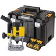 Вертикальный фрезер DEWALT DW621KTX, 1100 Вт, 24000 об/мин, 55 мм, с набором фрез, в кейсе TSTAK (DW621KTX-QS)