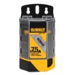 Лезвие для ножа DEWALT DWHT11004-7, трапециевидное, 75 шт.