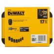 Набор торцевых головок DEWALT DT7506, 17 предметов в боксе
