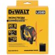Аккумуляторный лазерный нивелир DEWALT DCLE14201RB, красный луч, 30 м, со встроенной АКБ, в чехле (DCLE14201RB-XJ)