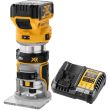 Аккумуляторный кромочный фрезер DEWALT DCW600BP1, 20 В, 25500 об/мин, 55 мм, с АКБ 5 Ач и ЗУ (DCW600BP1-XJ)