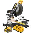 Аккумуляторная торцовочная пила DEWALT DCS781X2, 54 В, 305 мм, 3800 об/мин, с 2 АКБ 3 Ач и ЗУ (DCS781X2-QW)