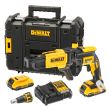 Аккумуляторный ленточный шуруповерт DEWALT DCF620D2K, 18 В, 30 Нм, 4400 об/мин, с 2 АКБ 2 Ач и ЗУ, в кейсе TSTAK (DCF620D2K-QW)