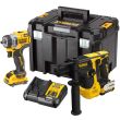 Аккумуляторный набор DEWALT DCK2101L2T, 12 В: дрель-шуруповерт DCD703 + перфоратор DCH072, с 2 АКБ 3 Ач и ЗУ, в кейсе TSTAK