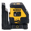 Аккумуляторный лазерный нивелир DEWALT DCLE14201RB, красный луч, 30 м, со встроенной АКБ, в чехле (DCLE14201RB-XJ)