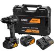 Аккумуляторная дрель-шуруповерт DEWALT McLaren Limited Edition DCD81MP2T, 18 В, 2000 об/мин, с 2 АКБ 5 Ач и ЗУ, в кейсе TSTAK