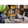 Аккумуляторный вертикальный фрезер DEWALT DCW604P2, 18 В, 25500 об/мин, 55 мм, с 2 АКБ 5 Ач и ЗУ, в кейсе TSTAK (DCW604P2-QW)