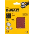 Шлифлисты перфорированные DEWALT DT3020, 115 x 115 мм, 40G, 10 шт.