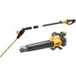Аккумуляторный набор садовой техники DEWALT, 18 В: кусторез-высоторез DCMPH566 + воздуходувка DCMBL562, с АКБ 5 Ач и ЗУ