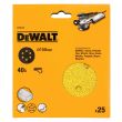 Шлифовальные круги DEWALT DT3131, 150 мм, 6 отверстий, 40G, 25 шт.