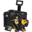 Аккумуляторный набор DEWALT DCK246P2T, 18 В: гвоздезабивные пистолеты DCN930 + DCN660, с 2 АКБ 5 Ач и ЗУ, в кейсе TSTAK