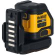 Аккумуляторный лазерный нивелир DEWALT DCLE34021D1, 18 В, зеленый луч, 55 м, с АКБ 2 Ач и ЗУ, в кейсе (DCLE34021D1-QW)
