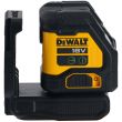 Аккумуляторный лазерный нивелир DEWALT DCLE34021D1, 18 В, зеленый луч, 55 м, с АКБ 2 Ач и ЗУ, в кейсе (DCLE34021D1-QW)