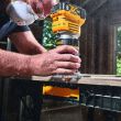 Аккумуляторный вертикальный фрезер DEWALT DCW604P2, 18 В, 25500 об/мин, 55 мм, с 2 АКБ 5 Ач и ЗУ, в кейсе TSTAK (DCW604P2-QW)