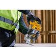 Аккумуляторный вертикальный фрезер DEWALT DCW604P2, 18 В, 25500 об/мин, 55 мм, с 2 АКБ 5 Ач и ЗУ, в кейсе TSTAK (DCW604P2-QW)