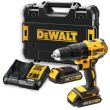Аккумуляторная дрель-шуруповерт DEWALT DCD777S2TC, 18 В, 1750 об/мин, с 2 АКБ 1.5 Ач и ЗУ, в кейсе TSTAK (DCD777S2TC-QW)