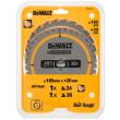 Пильный диск по дереву DEWALT DT90270, 165х20х1 мм, 2 шт. (DT90270-QZ)