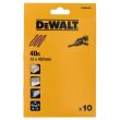 Шлифленты DEWALT DT3604, 13 x 457 мм, 40G, 10 шт.
