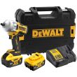 Аккумуляторный гайковерт DEWALT DCF961P2, 18 В, 2372 Нм, 1890 уд/мин, с 2 АКБ 5 Ач и ЗУ, в кейсе TSTAK (DCF961P2-QW)