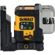 Аккумуляторный лазерный нивелир DEWALT DCLE14301GB, 10.8 В, зеленый луч, 30 м, со встроенной АКБ, в чехле (DCLE14301GB-XJ)
