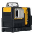 Аккумуляторный лазерный нивелир DEWALT DCE0811D1G, 12 В, зеленый луч, 35 м, с АКБ 2 Ач и ЗУ, в кейсе TSTAK (DCE0811D1G-QW)