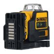 Аккумуляторный лазерный нивелир DEWALT DCE0811D1G, 12 В, зеленый луч, 35 м, с АКБ 2 Ач и ЗУ, в кейсе TSTAK (DCE0811D1G-QW)