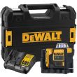 Аккумуляторный лазерный нивелир DEWALT DCE0811D1G, 12 В, зеленый луч, 35 м, с АКБ 2 Ач и ЗУ, в кейсе TSTAK (DCE0811D1G-QW)