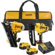 Аккумуляторный набор DEWALT DCK2046P2, 18 В: гвоздезабивной DCN692 + шпилькозабивной DCN660 пистолеты, с 2 АКБ 5 Ач и ЗУ, в сумке