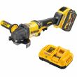 Аккумуляторная угловая шлифмашина DEWALT DCG418Y1, 54 В, 125 мм, 9000 об/мин, с АКБ 2 Ач и ЗУ