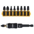 Бита DEWALT PH2,PZ2,PZ3,T15,T30,SL6, 25 мм, шестигранный (HEX), 10 шт. (DT70518T-QZ)