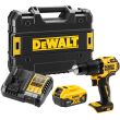 Ударная дрель-шуруповерт DEWALT DCD709P1T, 18 В, 1650 об/мин, 28050 уд/мин, с АКБ 5 Ач и ЗУ, в кейсе TSTAK (DCD709P1NT-XJ)