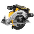 Аккумуляторная дисковая пила DEWALT DCS565P2, 18 В, 165 мм, 4950 об/мин, с 2 АКБ 5 Ач и ЗУ, в кейсе TSTAK (DCS565P2-QW)