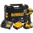 Аккумуляторная дрель-шуруповерт DEWALT DCD803P2T, 18 В, 1650 об/мин, с комплектом насадок, 2 АКБ 5 Ач и ЗУ, в кейсе TSTAK