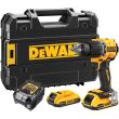 Ударная дрель-шуруповерт DEWALT DCD799D2T, 18 В, 1650 об/мин, 28050 уд/мин, с 2 АКБ 2 Ач и ЗУ, в кейсе TSTAK (DCD799D2T-QW)