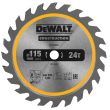 Диск пильный по дереву DEWALT CONSTRUCTION, 115х9.5х1.5 мм (DT20420-QZ)