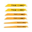 Набор пильных полотен DEWALT DT2444, по дереву и металлу, 6 шт. (DT2444-QZ)