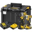 Аккумуляторный набор DEWALT DCK276P3T, 18 В: дрель-шуруповерт DCD796 + шуруповерт DCF887, с 3 АКБ 5 Ач и ЗУ, в кейсе TSTAK